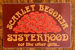 Scarlet Begonias Sisterhood Sticker
