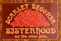 Scarlet Begonias Sisterhood Sticker