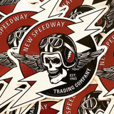 New Speedway Trading Company Bolt Logo sticker