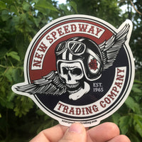 New Speedway Trading Company Wings Logo sticker